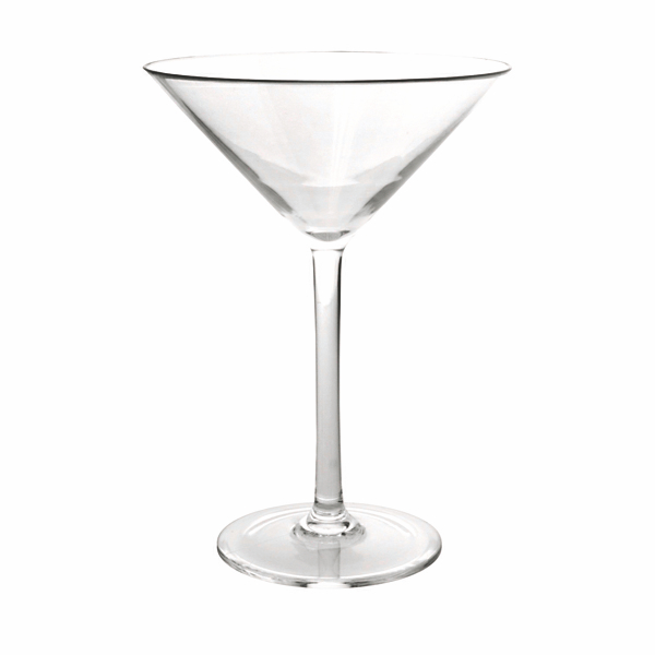 600x600 Thunder Group Inc. 8 Oz Martini Glass, Polycarbonate, Clear