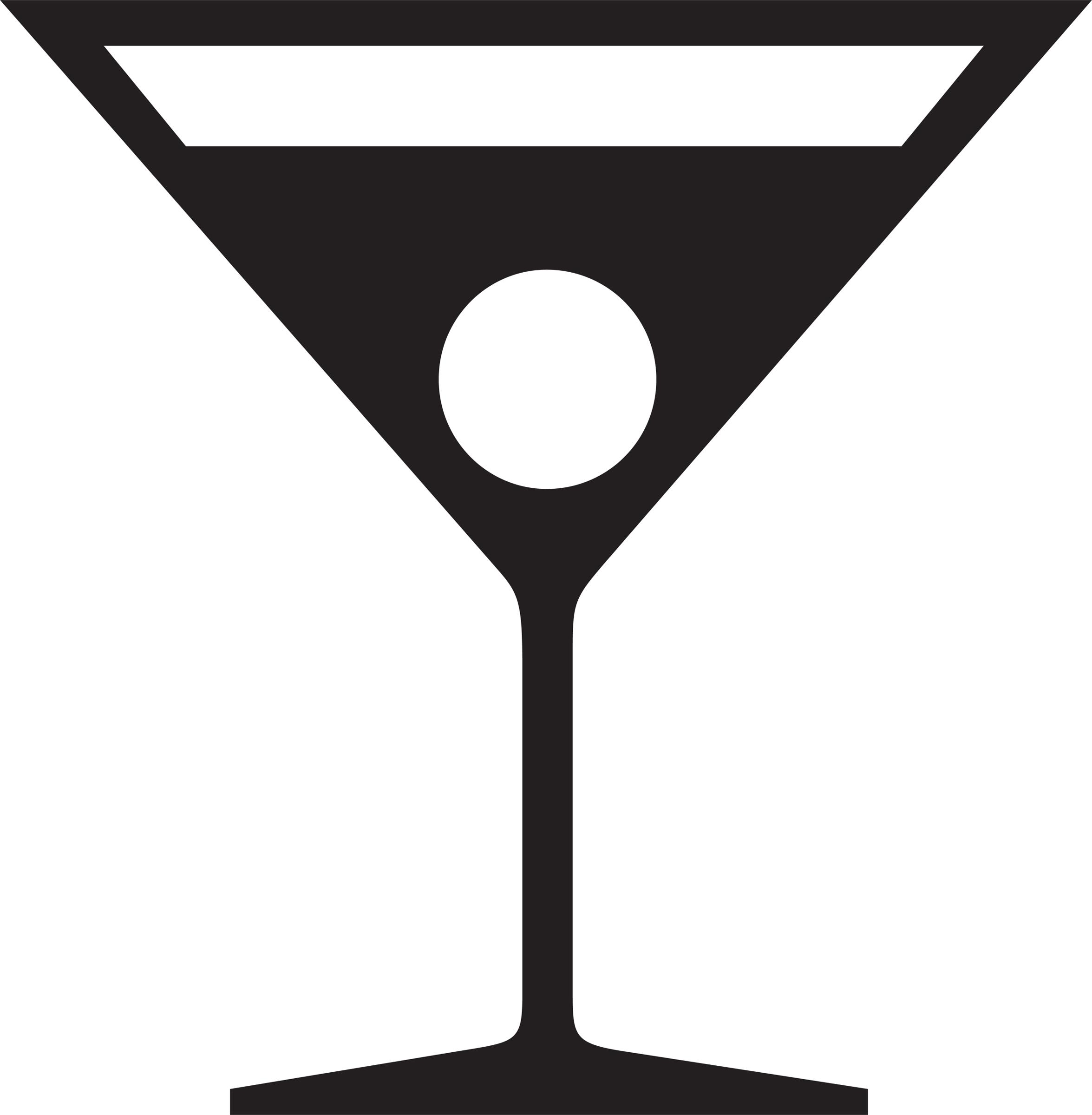2351x2400 Best Hd Martini Glass Cocktail Clip Art Vector Free Clipart Image