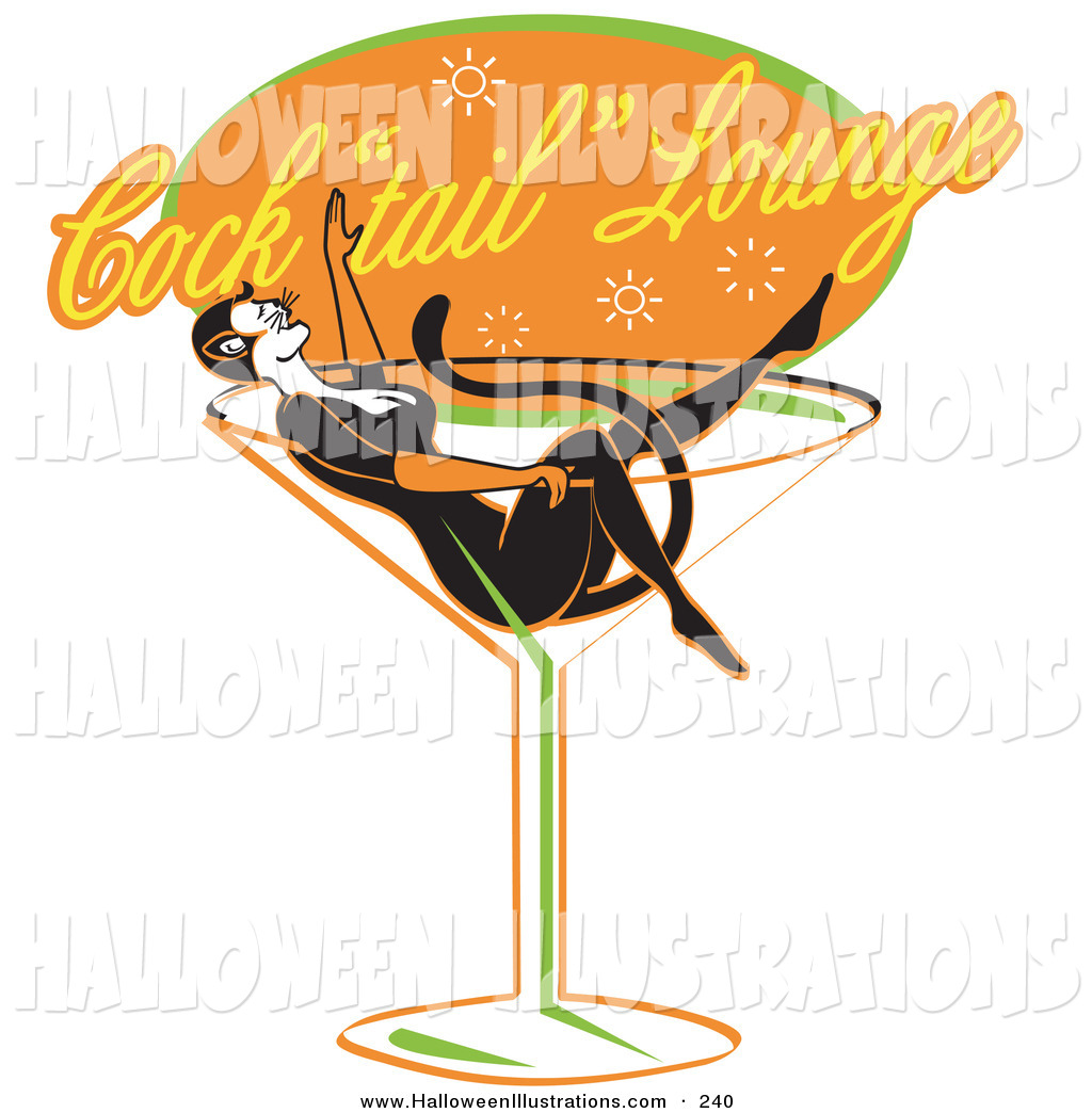 1024x1044 Halloween Cliprt Of Sexy Woman In Cat Costume Lying In