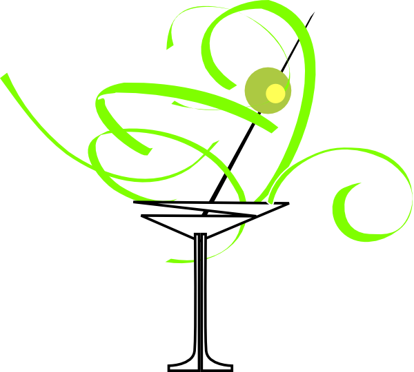 600x540 Martini Glass Clip Art