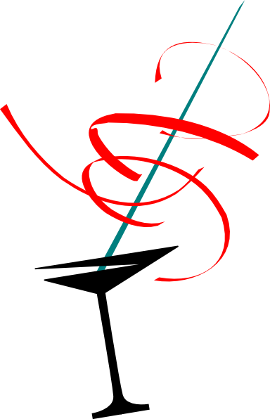 384x596 Martini Olive Clipart