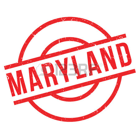 450x450 Maryland Rubber Stamp. Grunge Design With Dust Scratches. Effects