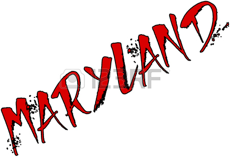 450x308 Maryland Text Sign Illustration On White Background Royalty Free