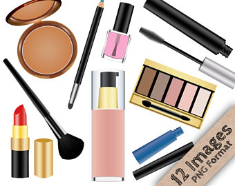 340x270 Makeup Clipart Set Clip Art Set Of Lipstick Nail Polish