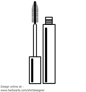 335x355 Makeup Clipart Outline