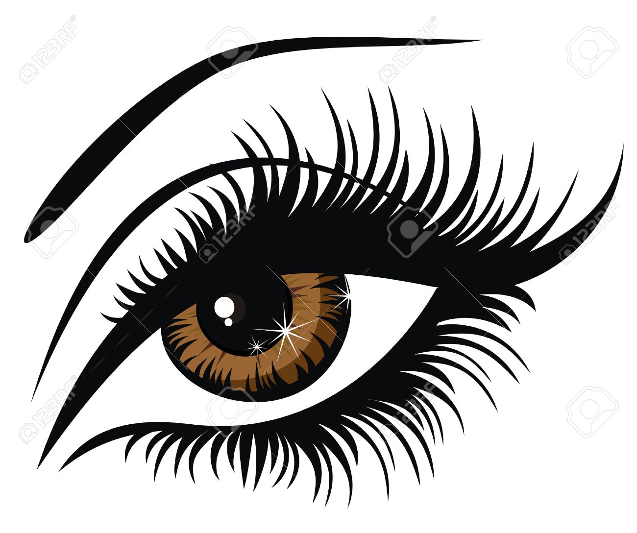1300x1088 Eyelash Clip Art