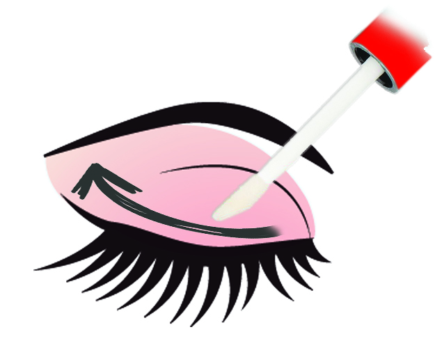 625x513 Eyelash Clipart Pink