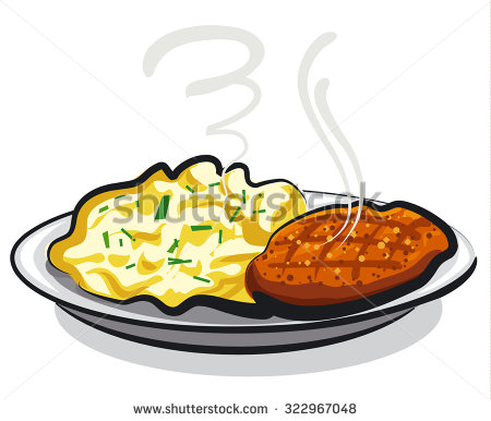 450x386 Cutlet Clipart