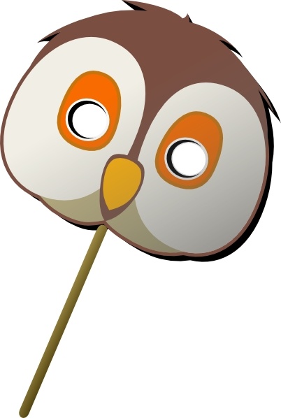 402x598 Owl Mask Clip Art Free Vector In Open Office Drawing Svg ( Svg