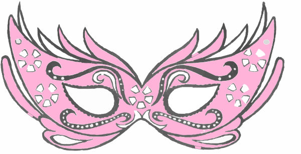 600x307 Masks Clipart Pink