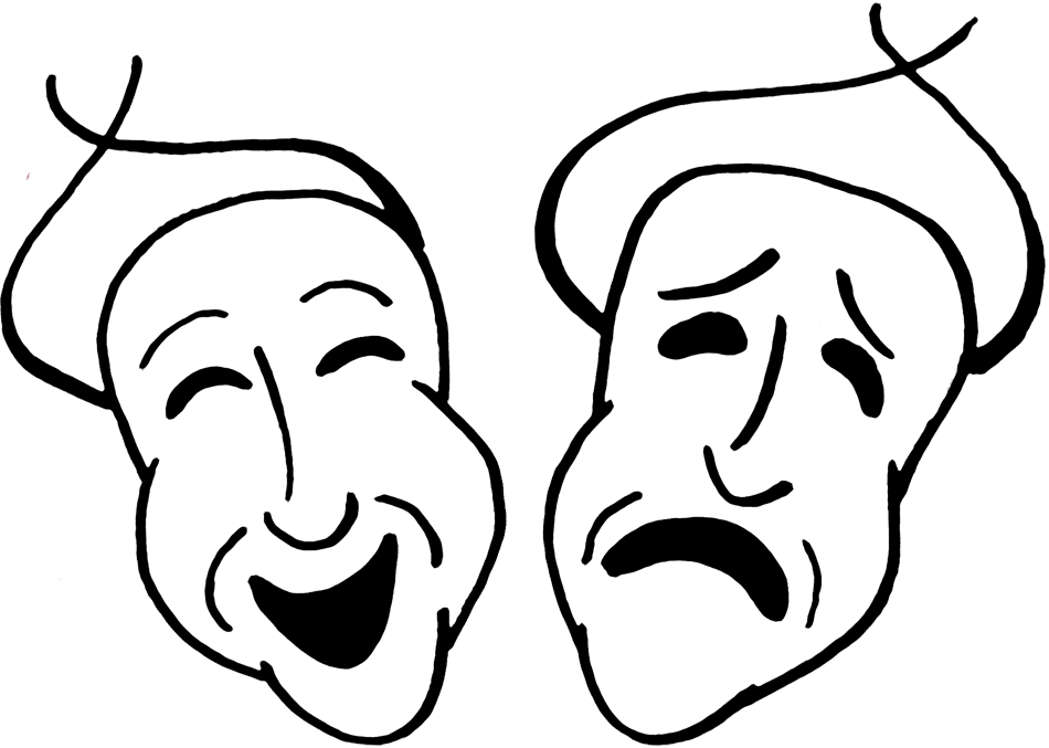 950x677 Masks Clipart Theatre Mask Comedy Tragedy