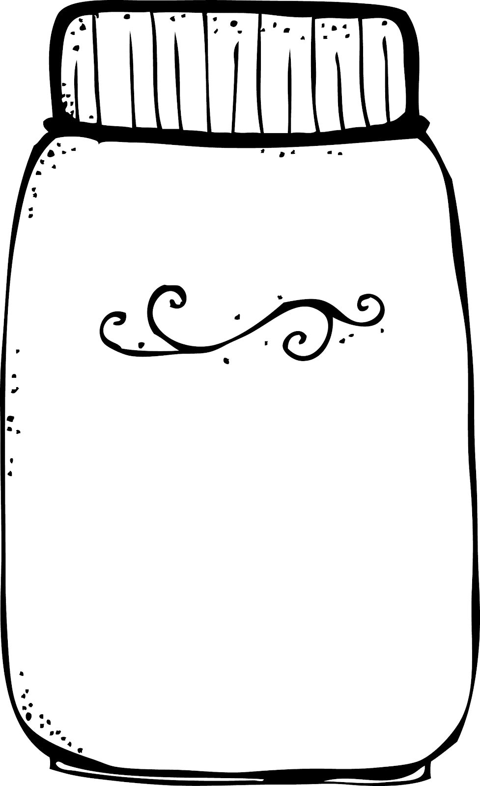 977x1600 Mason Jar Coloring Page Printable Outline Clipart Best Sheets