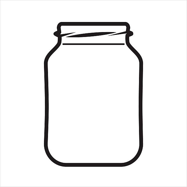612x612 Mason Jar Clipart Silhouette
