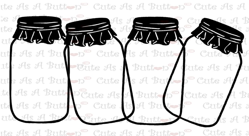 1024x559 Cute As A Button Designs Svg00005 Mason Jar Border Svg
