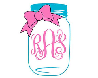 340x270 Mason Jar Clipart Bow