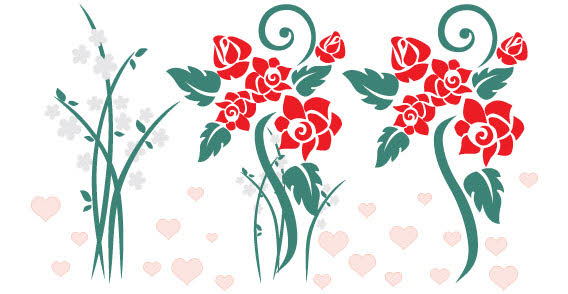 568x294 Floral Free Vector Art Floral Vector Graphics Free