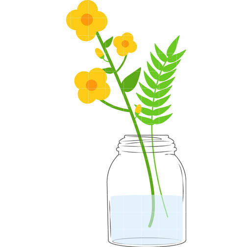 504x504 Images Of Mason Jar Flower Clip