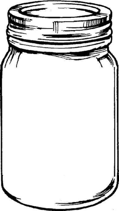403x714 Drawn Mason Jar Ball Jar