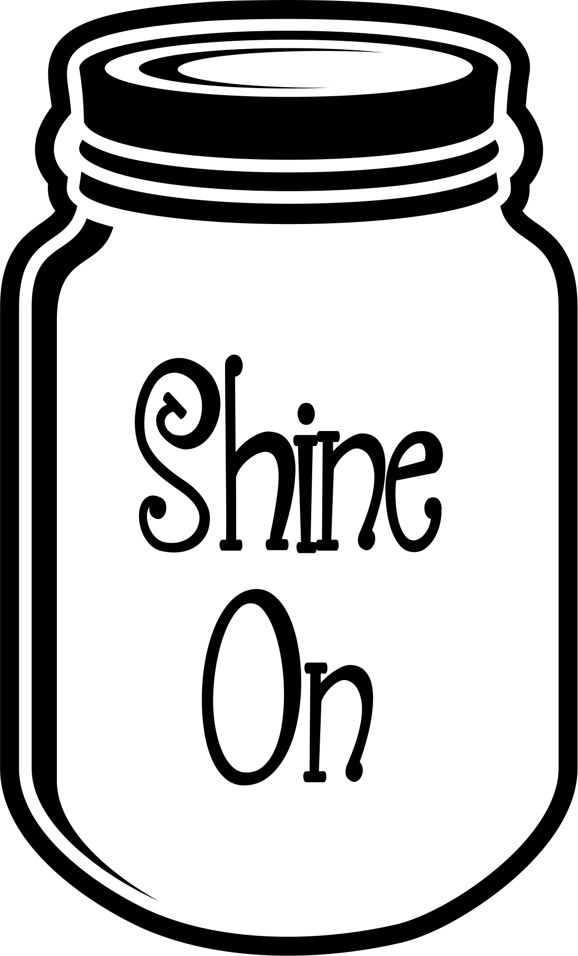 1148x1899 Mason Jar Clipart Monogram