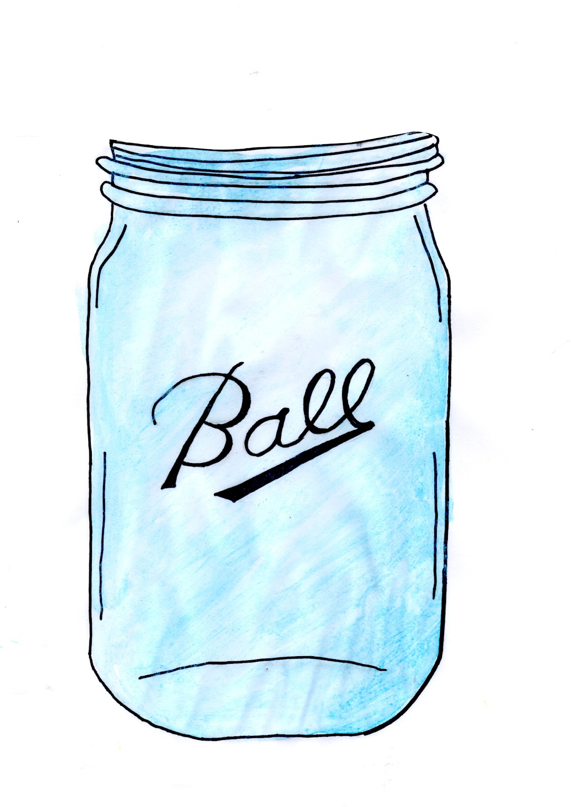 1132x1600 Mason Jar Clip Art 4 Clipart Clipartcow