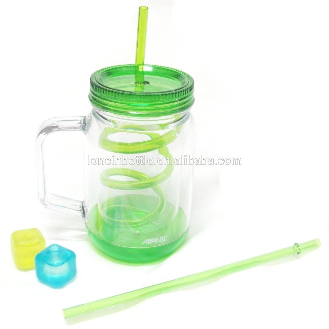 1078x1078 20oz Plastic Mason Jars With Ice Cube,personalized Acrylic Mason