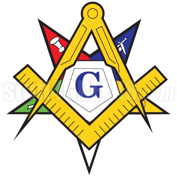 600x600 Masonic Patron Symbol Patch