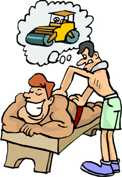 242x350 Massage Clip Art 2 Image