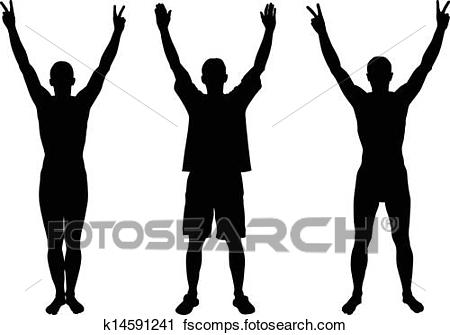 450x335 Hands Up Clipart And Illustration. 44,418 Hands Up Clip Art Vector