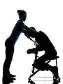 127x170 Stock Photography Of Massage Therapy With Chair K11003370
