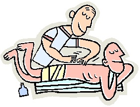283x216 Massage Therapist Clipart