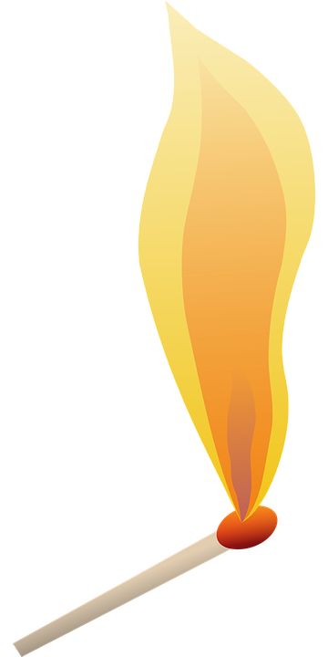 360x720 Match Clipart On Fire