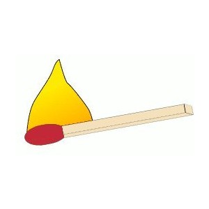 300x300 Matches Clipart Burning Match