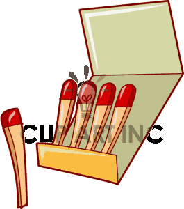 265x300 Matches Clipart For Kid