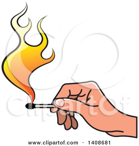 450x470 Clipart Lit Matches