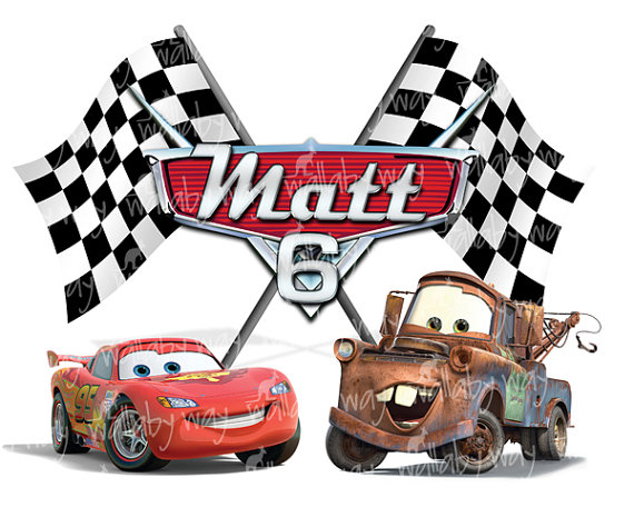 570x456 Disney Cars Birthday Printable Iron On Transfer Or Use As Clip