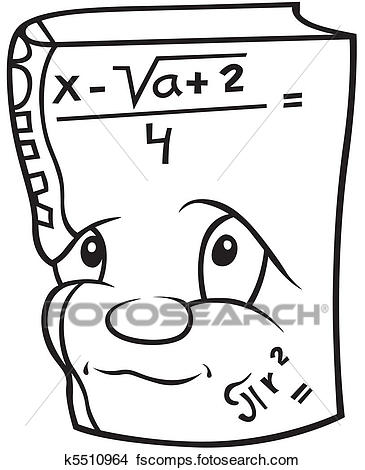 365x470 Clipart Of Mathematics Book K5510964
