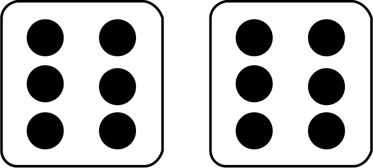 735x331 Math Clip Art Two Dice With 12 Showing