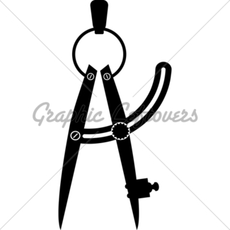 325x325 Drawing Compass (Silhouette) Gl Stock Images