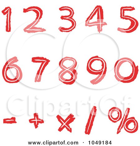 450x470 Clip Art Math Numbers