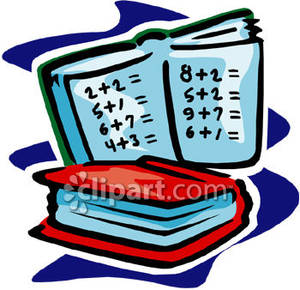 300x290 Math Book Clipart