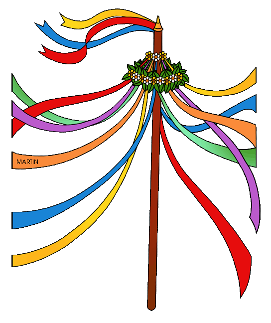 544x648 May Pole Clipart