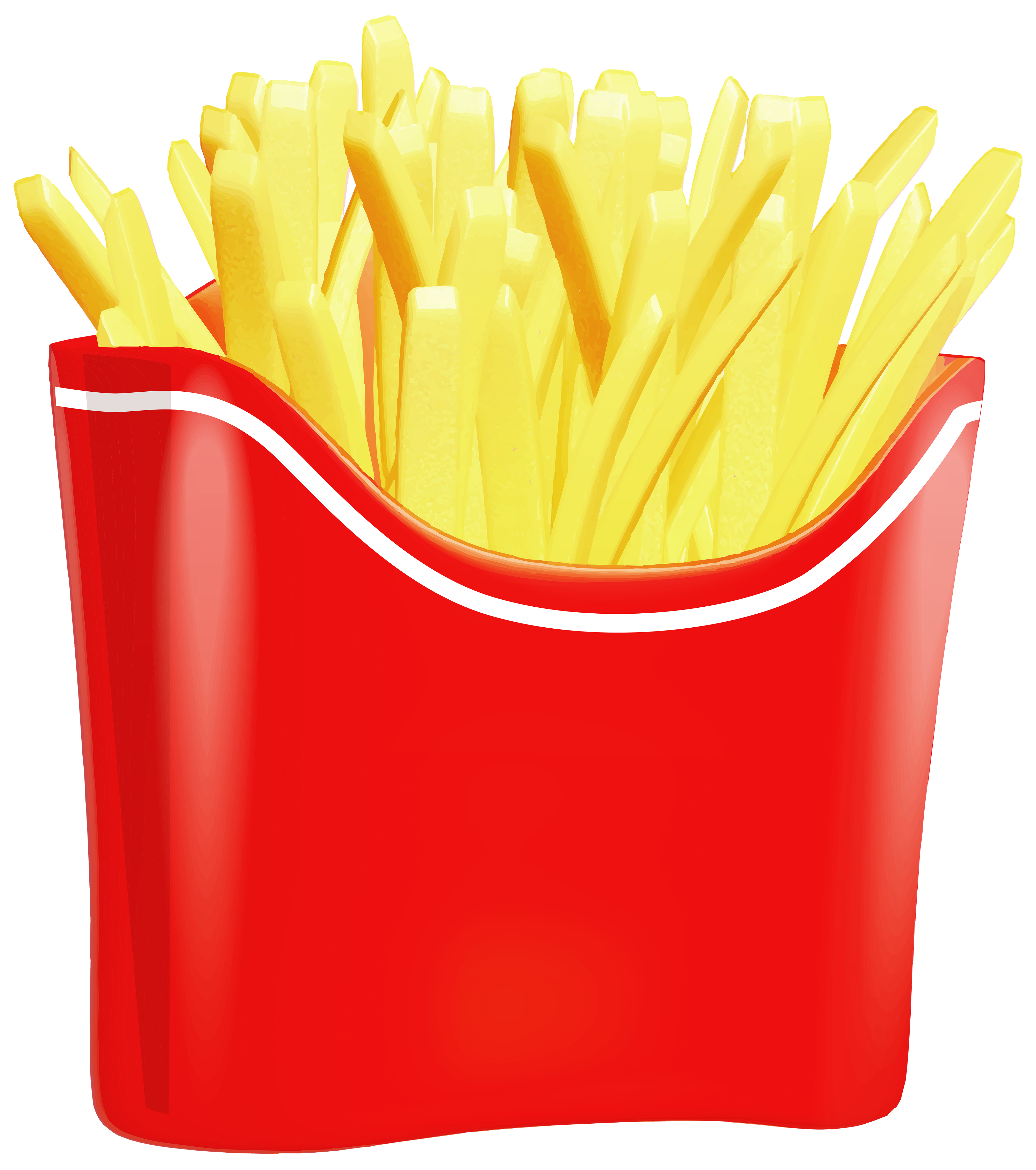 4000x4517 French Fries Clip Art