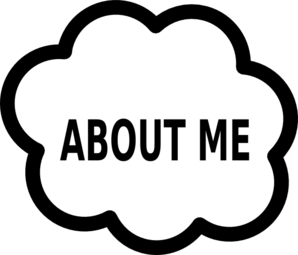 298x255 About Me Cloud Clip Art