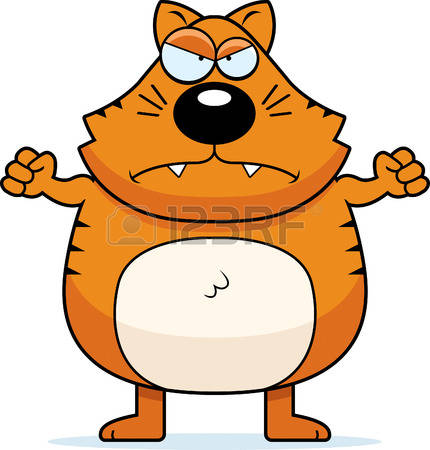 430x450 Cat Clipart Angry