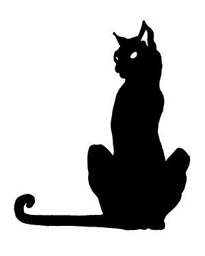 300x374 Creepy Clipart Mean Cat