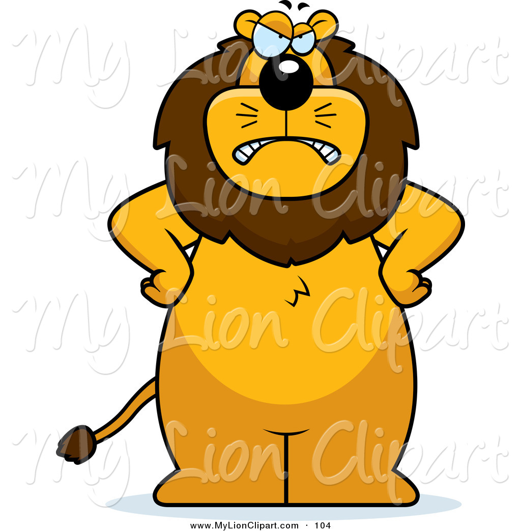 1024x1044 Mean Lion Clipart