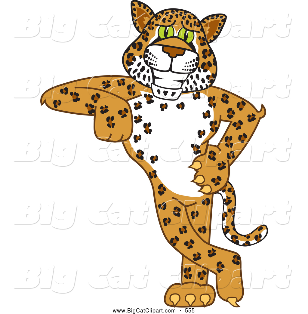 1024x1044 Big Cat Cartoon Vector Clipart Of A Cute Cheetah, Jaguar
