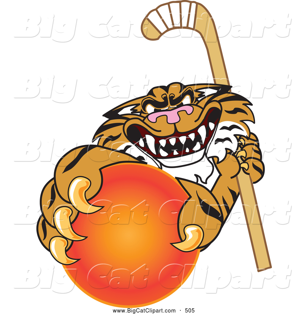 1024x1044 Big Cat Cartoon Vector Clipart Of A Mean Tiger Character School