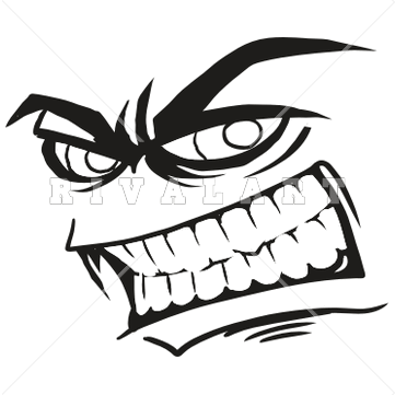 361x361 Mean Face Clipart