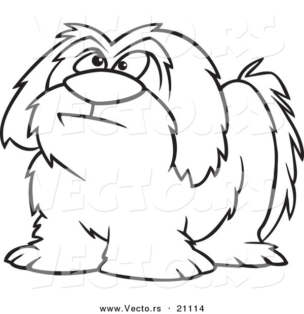 600x620 Big Shaggy Dog Clipart